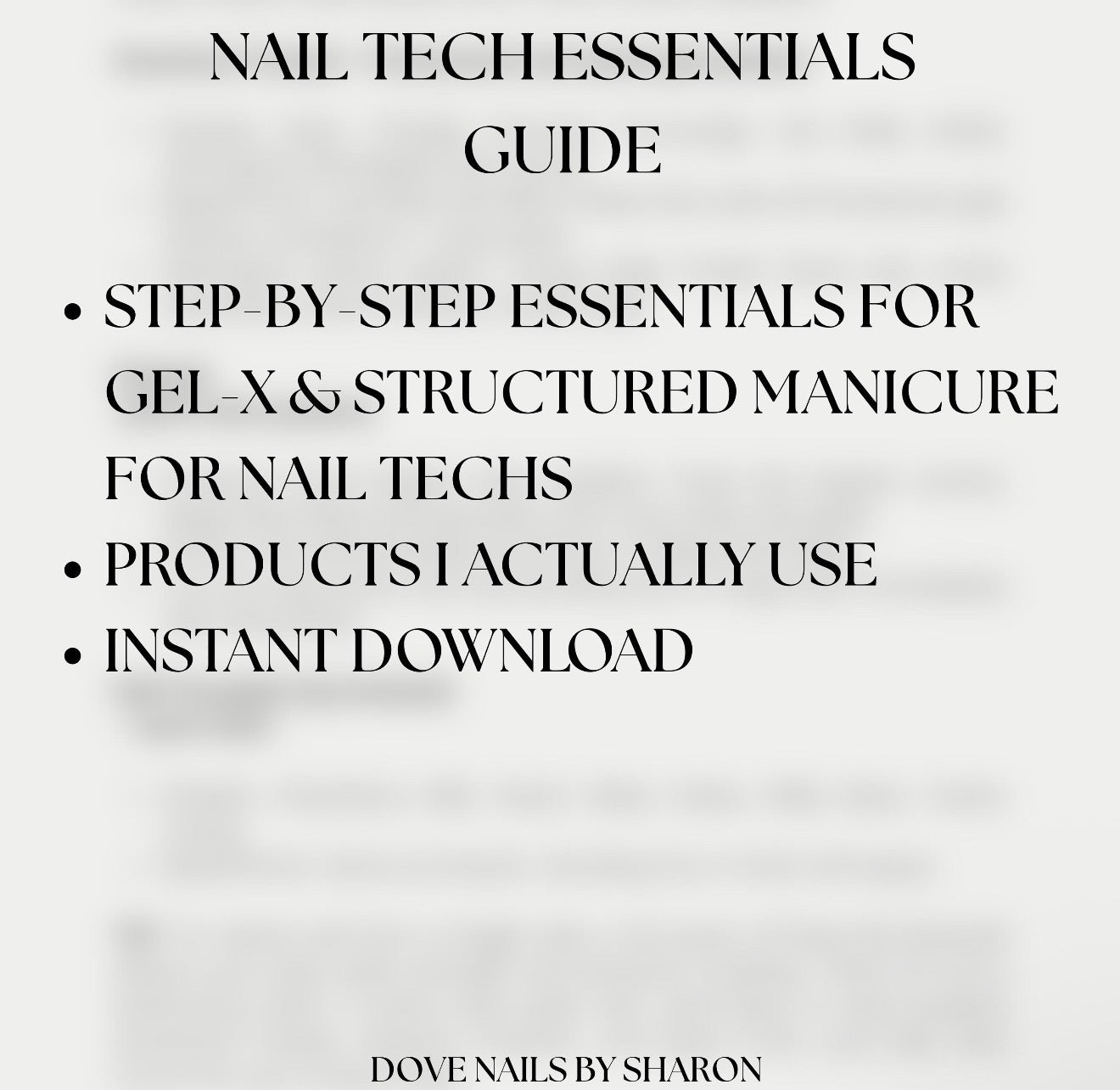 Gelx, Hard Gel Nail Tech Essentials Guide: Pro Gel, Polish & Tool Recommendations (Digital PDF)