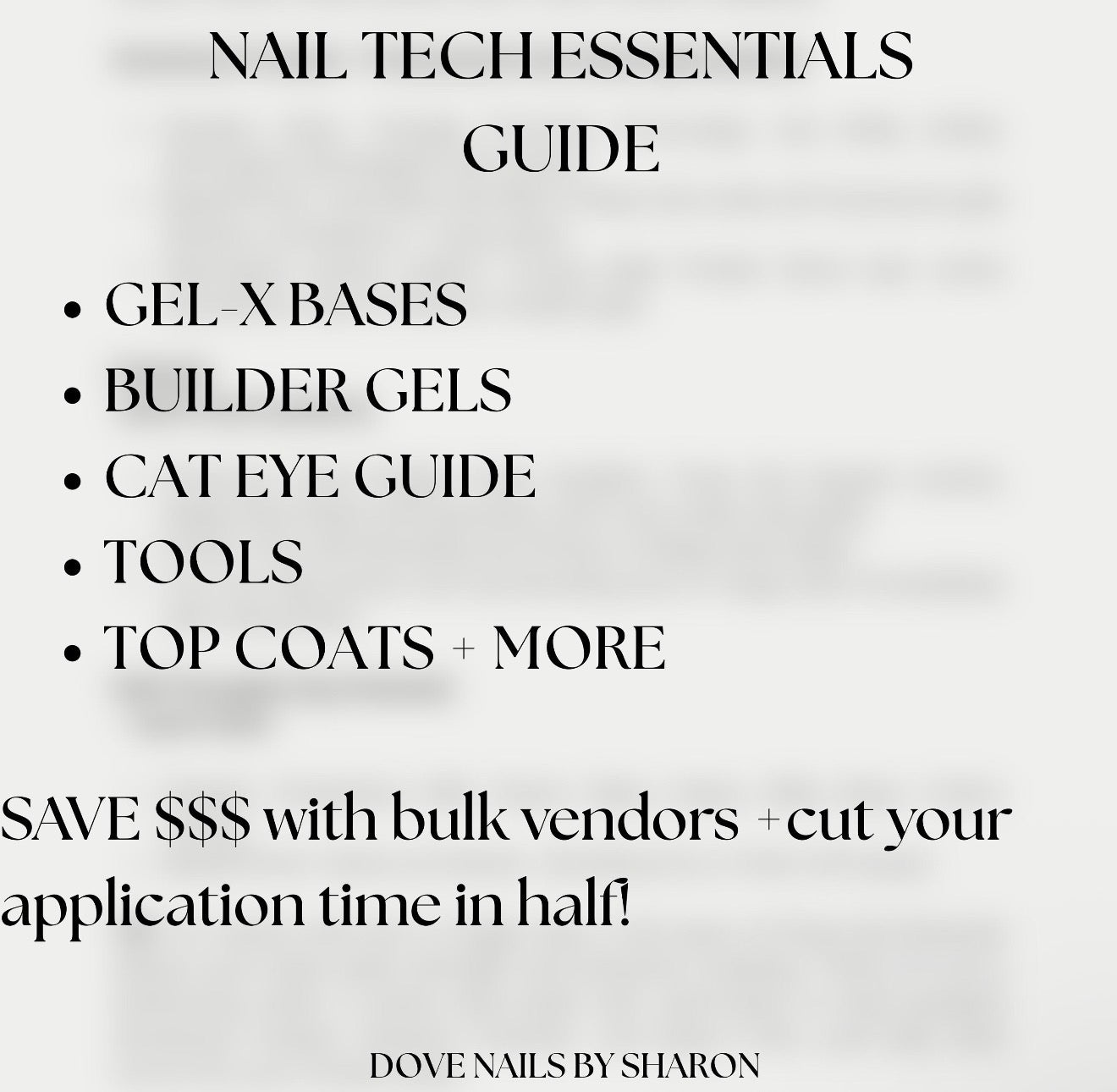Gelx, Hard Gel Nail Tech Essentials Guide: Pro Gel, Polish & Tool Recommendations (Digital PDF)